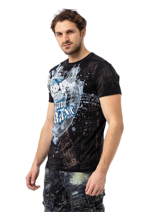 CT782 Men T-shirt with Large Print