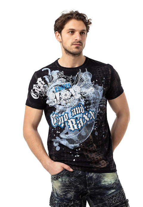 CT782 Men T-shirt with Large Print