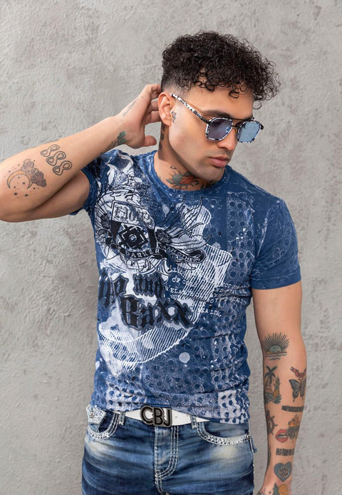 CT782 Men T-shirt with Large Print