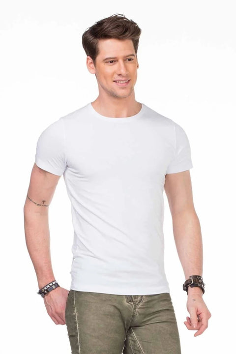 CU105 Crew Neck Slim Fit Men's T-Shirt