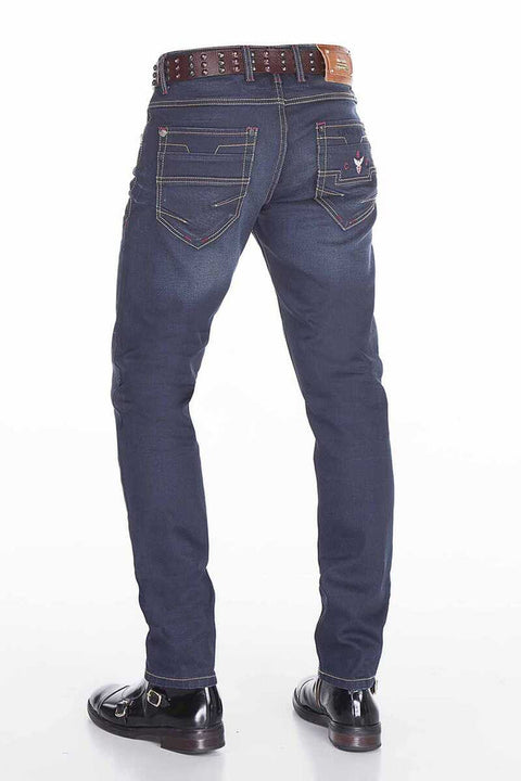 CD381 Classic Cut Extra Comfortable Jean Trousers