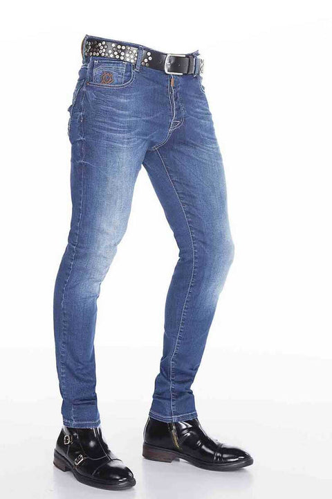 CD389 Men's Regular Cut Jean Trousers