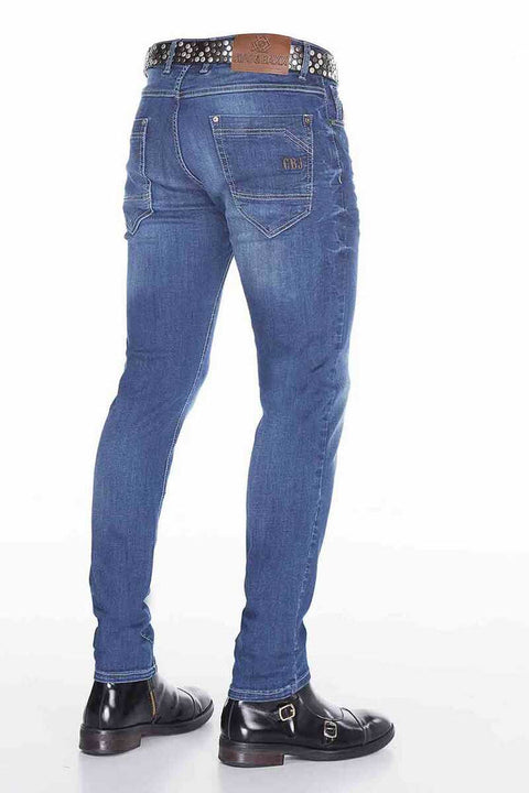 CD389 Men's Regular Cut Jean Trousers