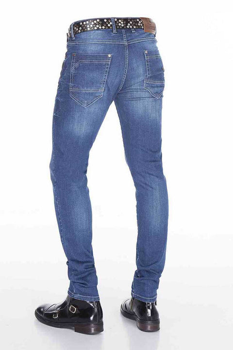 CD389 Men's Regular Cut Jean Trousers