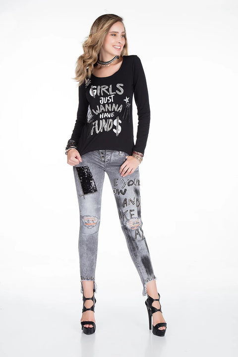 WD317 DAMEN JEANS
