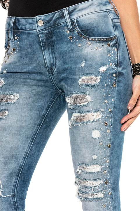WD406 DAMEN JEANS