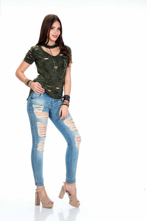 WD326 DAMEN JEANS