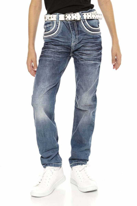 CDK102 Double Pocket Detailed Boy's Jeans