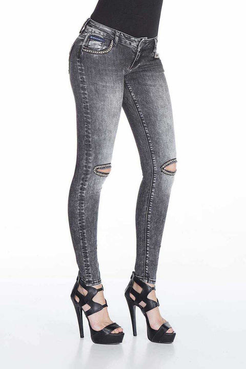 WD307 Women's Slim Fit Jean Trousers