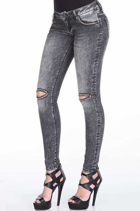 WD307 Women's Slim Fit Jean Trousers