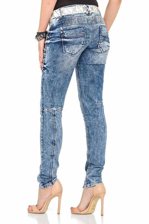 WD322 Slim Fit Women's Jean Trousers
