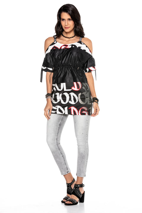 WT294 women carrier top in the trendy layer look