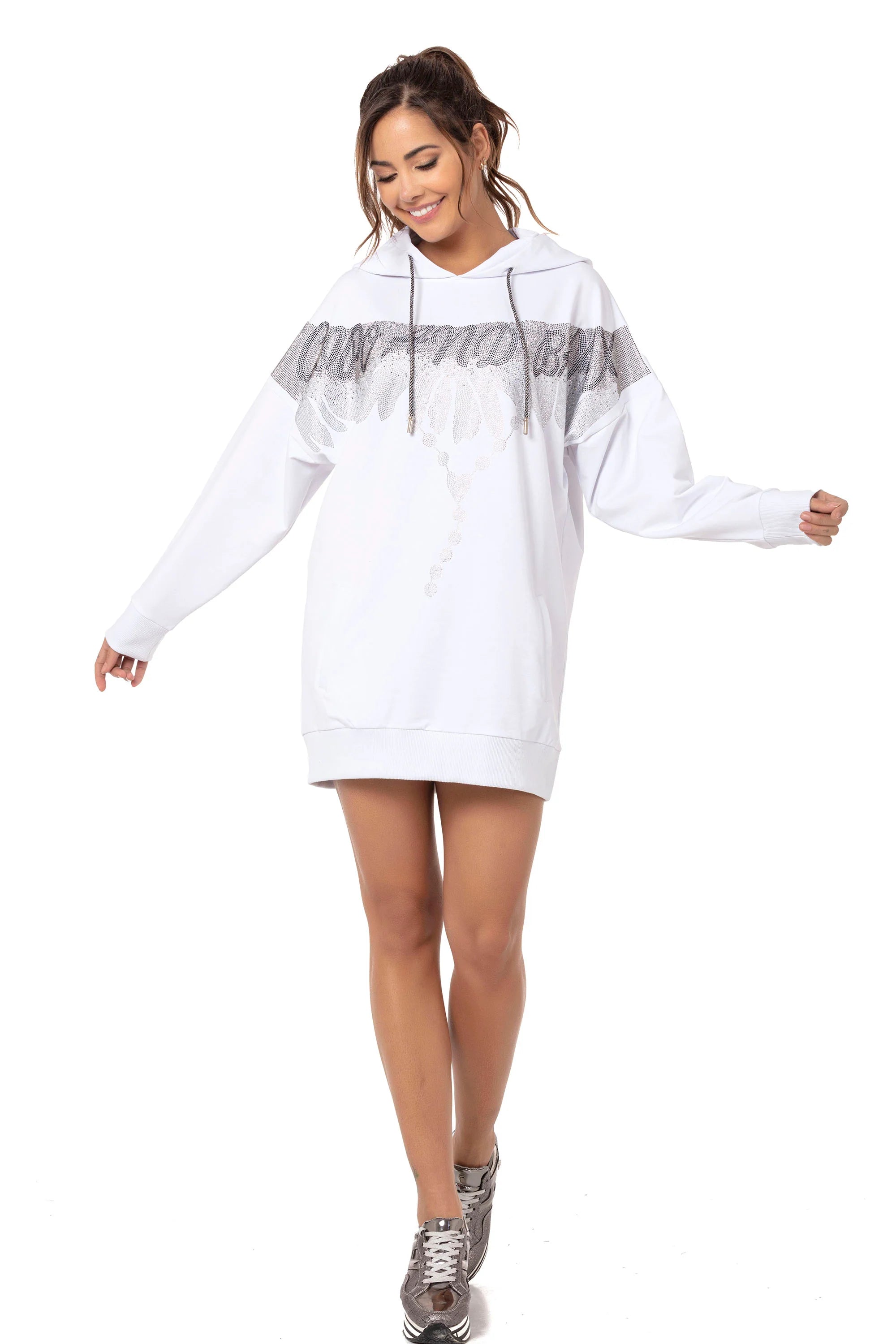 WHITE / L