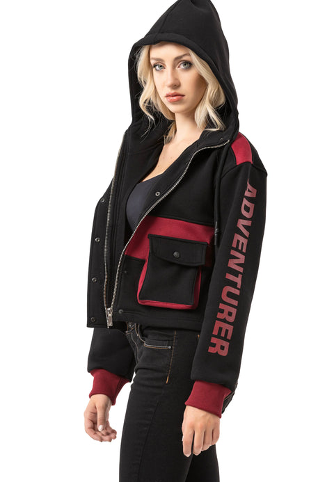 WL383 Women Sweat Jacket – Stylish & Functional