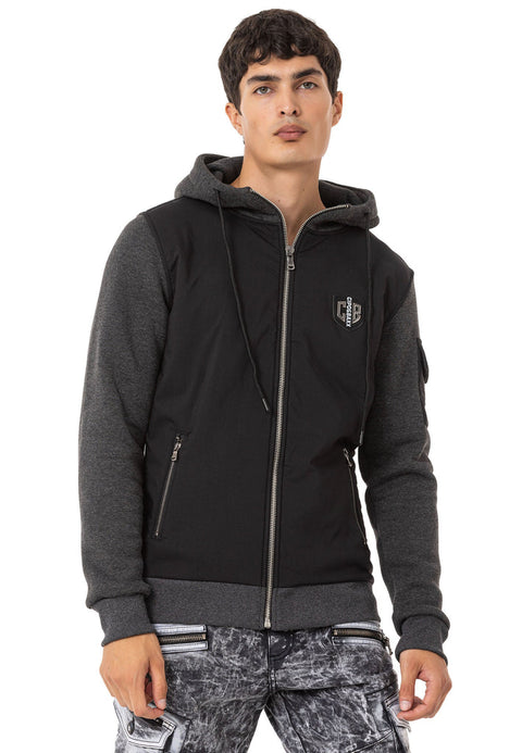 CL552 Men's Zip Hooded Sweatshirt