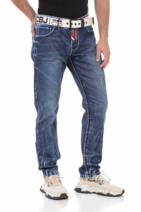 CD709 Basic Men's Jean Trousers