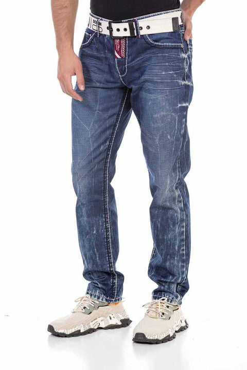 CD709 Basic Men's Jean Trousers