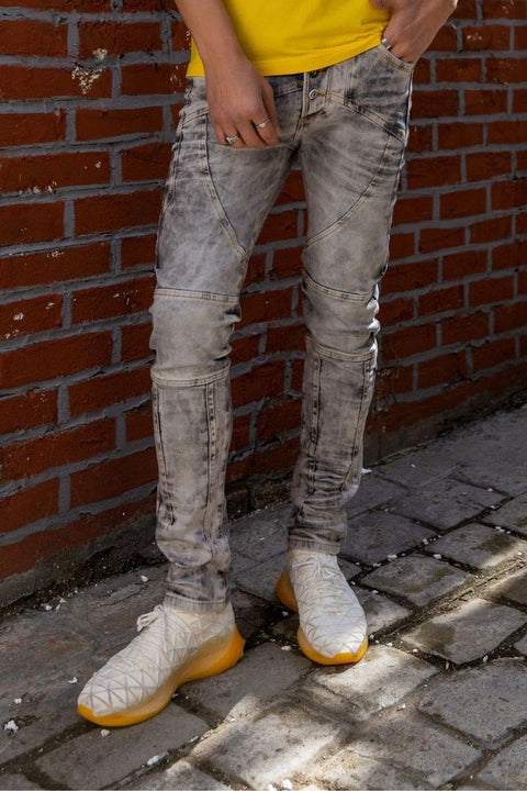 CD718 Piece Washed Men's Jean Trousers