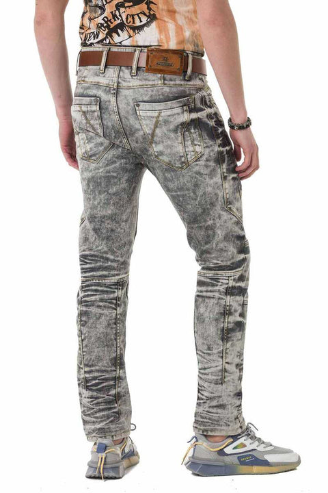 CD718 Piece Washed Men's Jean Trousers