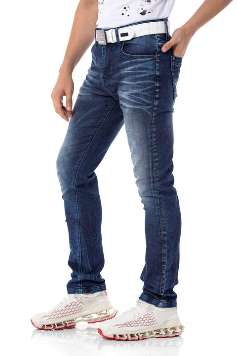 CD806 Basic Men's Jean Trousers