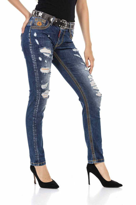 WD457 Slim Fit Women's Jean Trousers