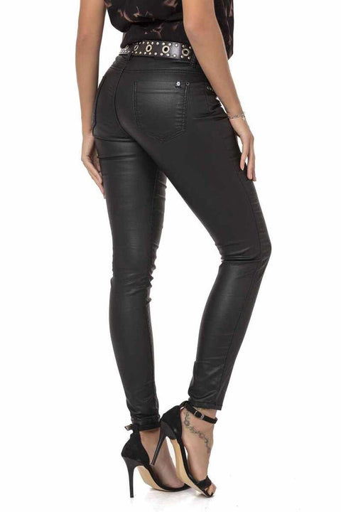 WD467 Women's Leather Trousers
