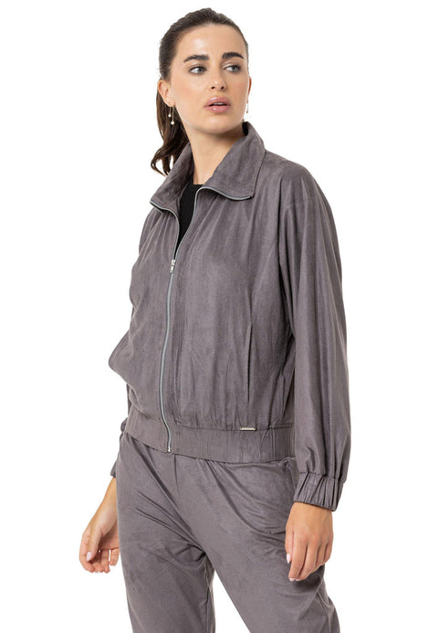 WL350 Fermuarlı Kadın Sweatshirt
