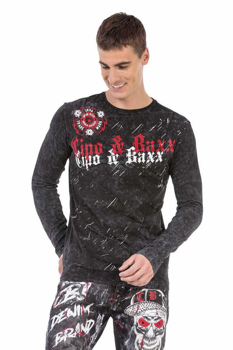 CL489 Men's Patterned Sweatshirt