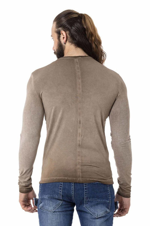 CL512 V-Neck Thin Sweatshirt