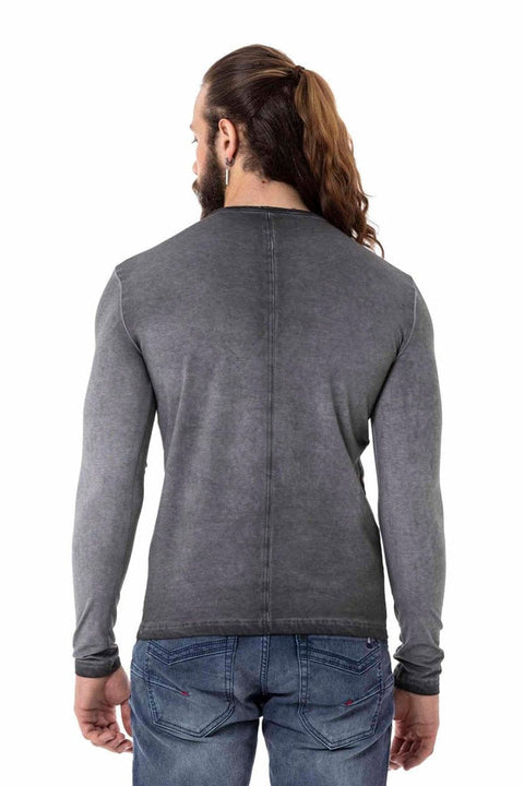 CL512 V-Neck Thin Sweatshirt