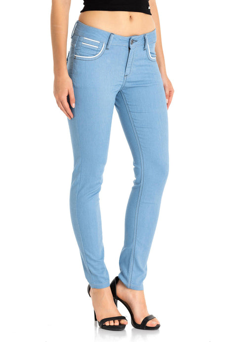 WD256A light gray ladies jeans