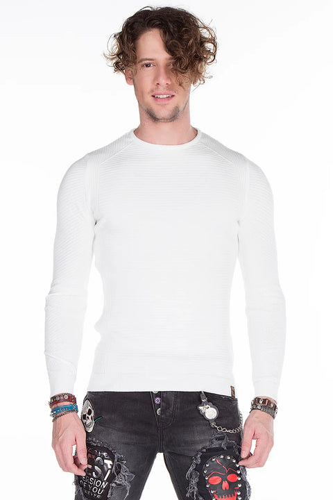 CP152 BLACK MEN'S SWEATER