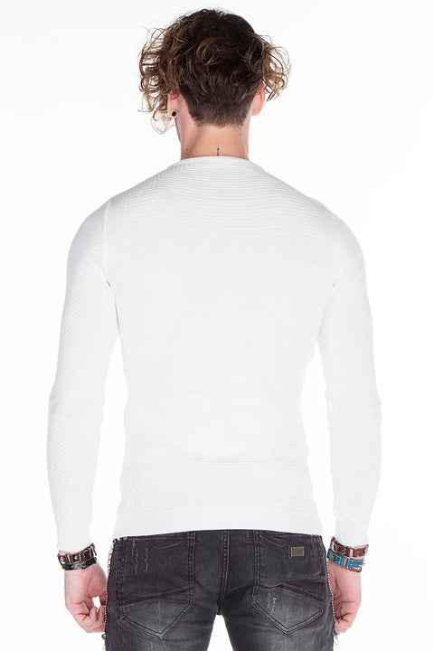 CP152 BLACK MEN'S SWEATER