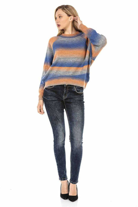 WP211 Crew Neck Colorful Women's Sweater