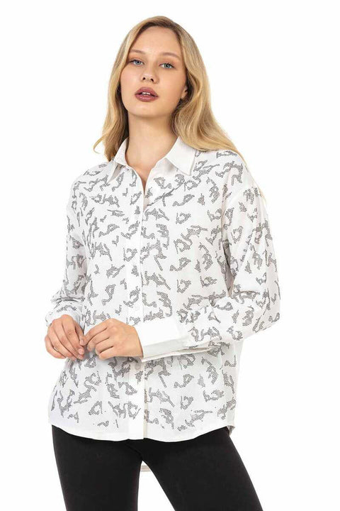WH120 Patterned Women's Shirt
