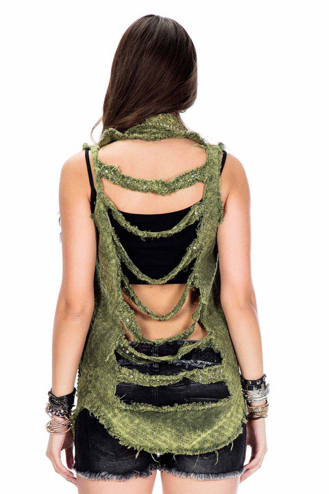 WH107 DAMEN SLEEVELESS SHIRT