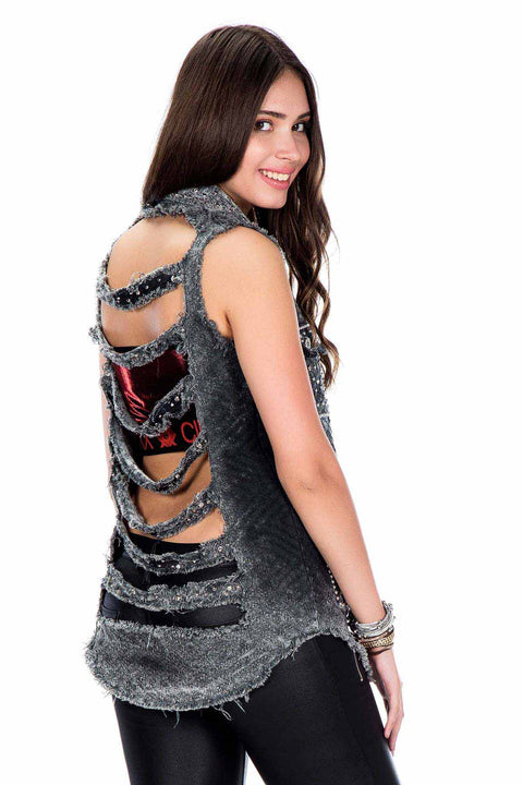 WH107 DAMEN SLEEVELESS SHIRT