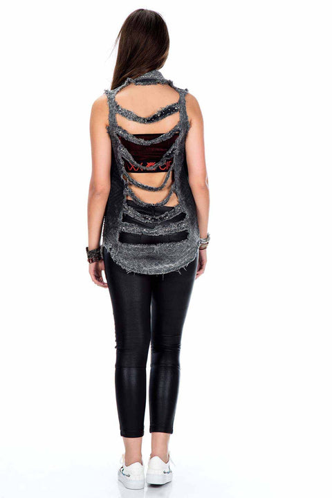 WH107 DAMEN SLEEVELESS SHIRT