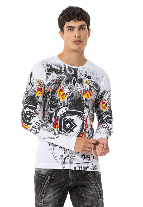 CL553 Men's printed sweatshirt
