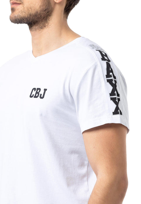 CT790  v neck cbj t-shirt