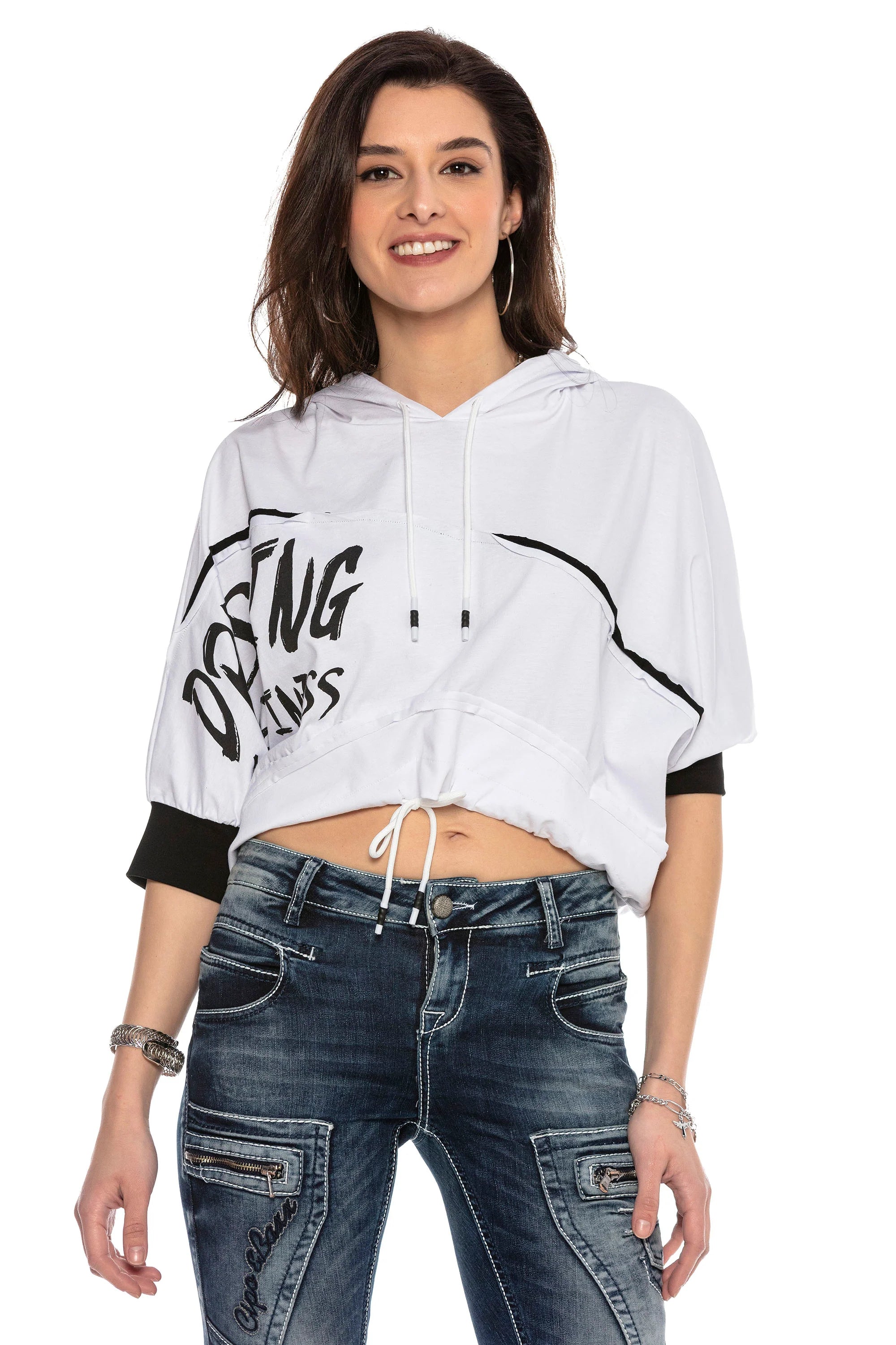WHITE / L