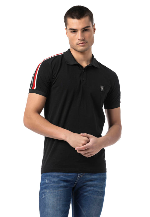 CT801 - Men T-Shirt with logo and stylish sleeves