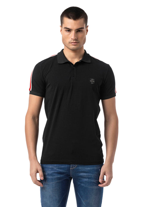 CT801 - Men T-Shirt with logo and stylish sleeves