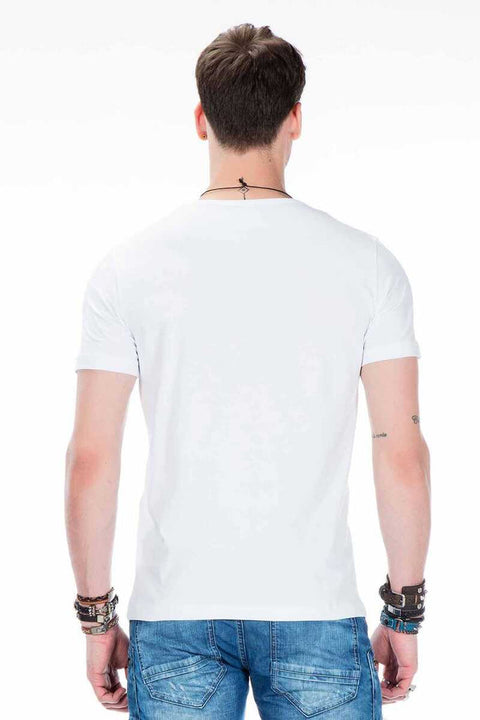 CT430 Bright Printed Plain Slim Fit Men's T-Shirt