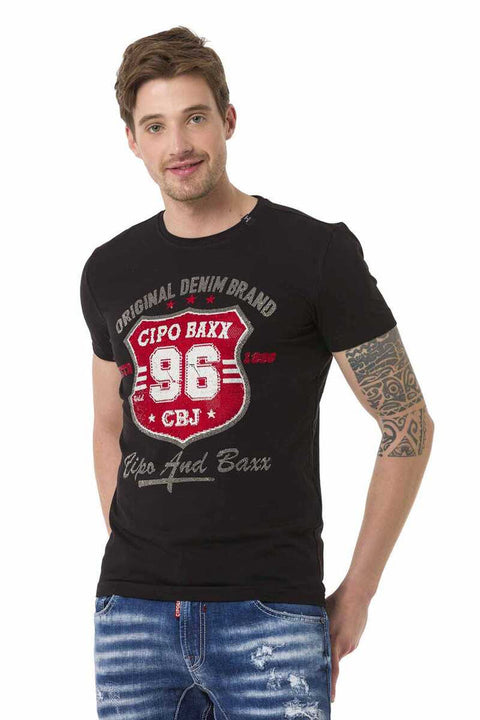 CT670 Stone Badge Logo Men's T-Shirt