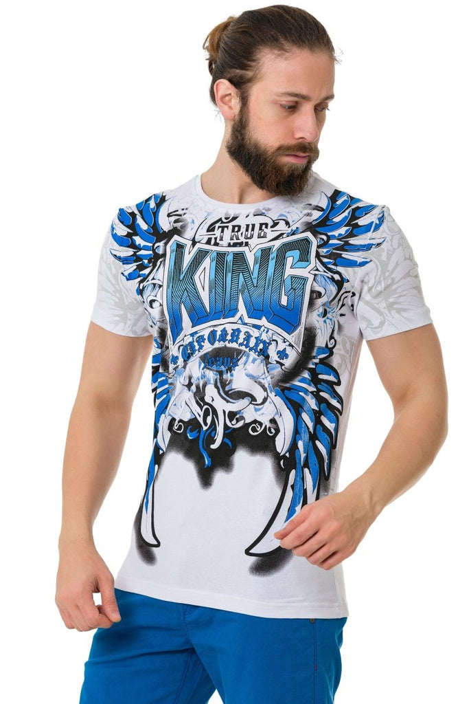cipo & baxx CT763 King Printed T-Shirt BLACK
