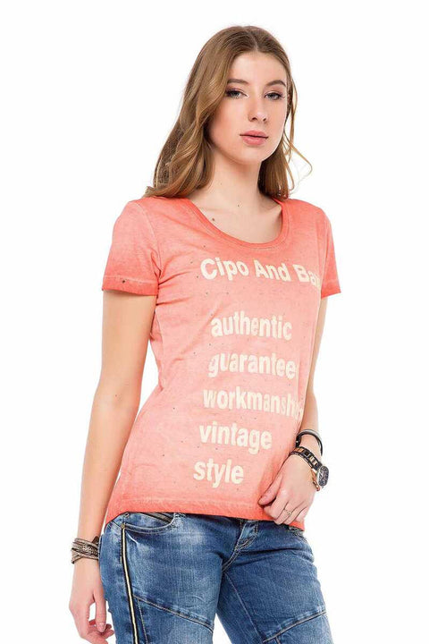 WT223 Printed Women's Vintage T-Shirt