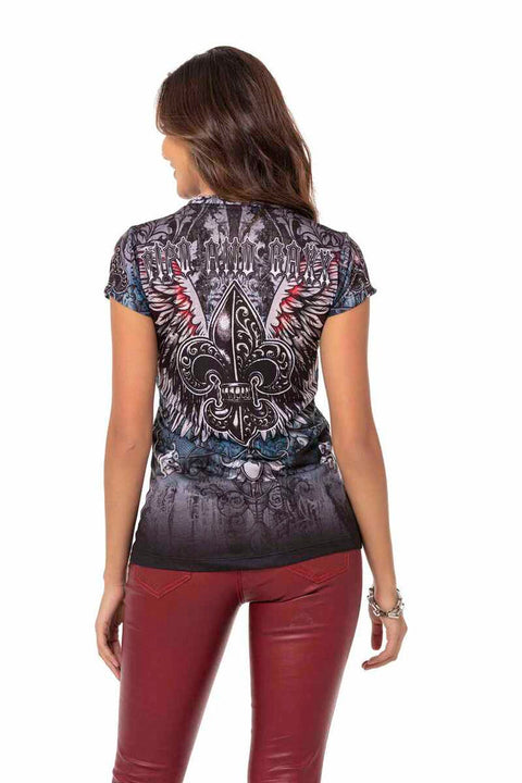 WT327 Wing Patterned T-Shirt