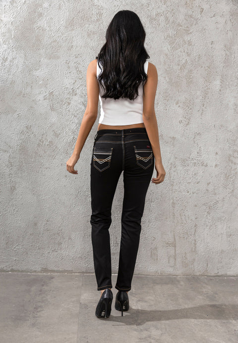 WD256 Women's Slim Fit Jean Trousers