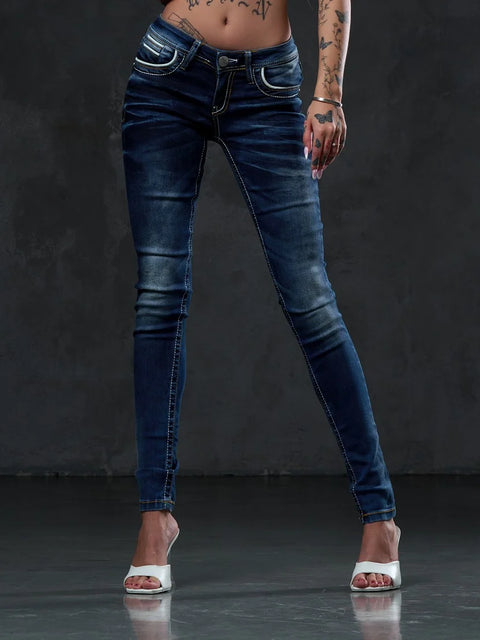 WD256 Women's Slim Fit Jean Trousers